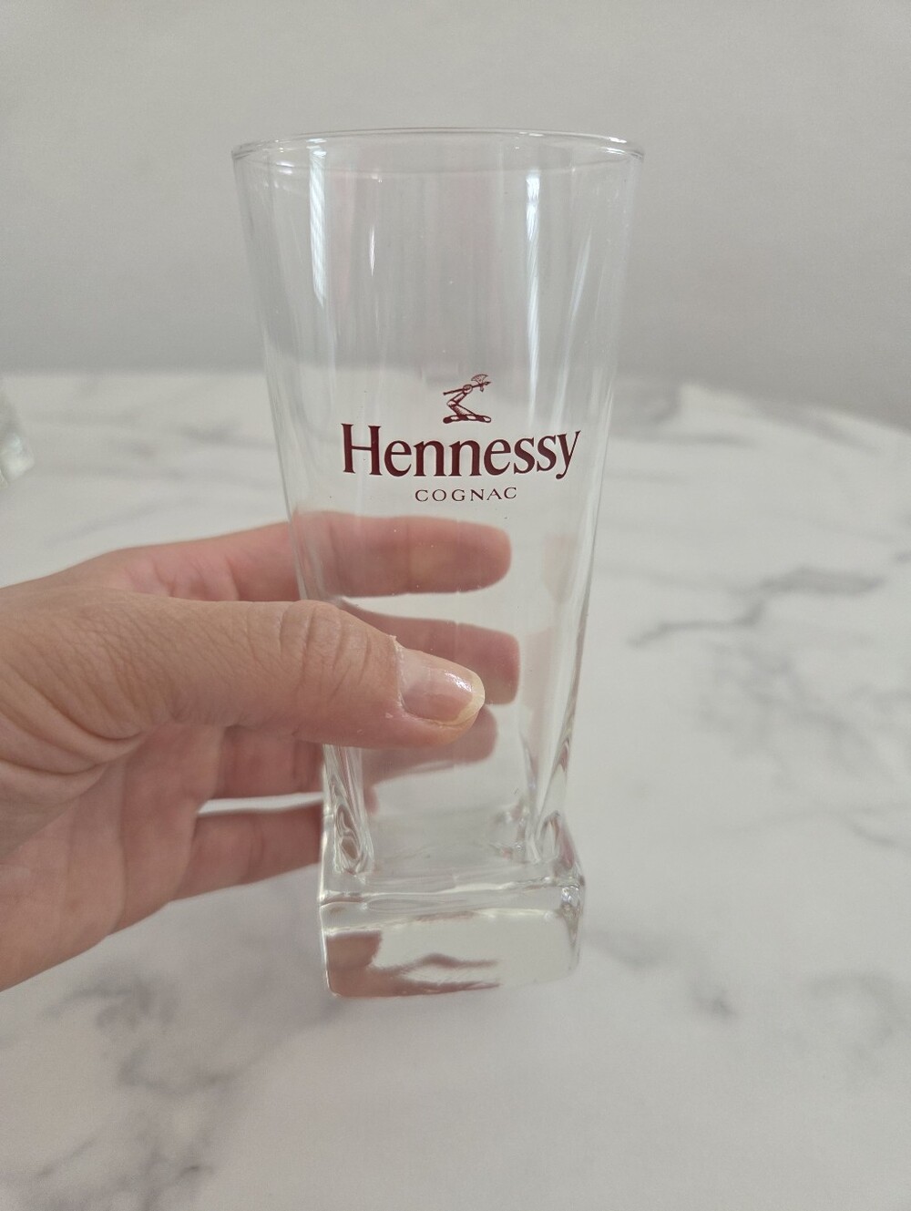 Hennessy Cognac Set of 6 Logo Glasses Barware Home Bar - Picture 5 of 14